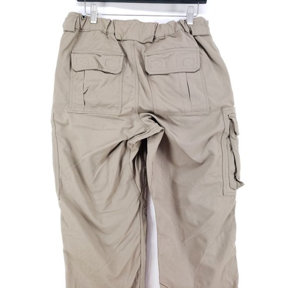 Duluth Trading Cargo Pants Men's Size Medium x 28 Tan Gusseted - Picture 4 of 10